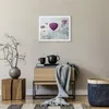 Gerahmtes Poster - Weißer Rahmen - Ballon Baum Flug - 50x40 Produktbild-Vorschau 7
