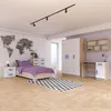Kinder-Kleiderschrank 120 cm – Sonoma/Weiß mit blaue Produktbild-Vorschau 7