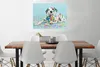 MuchoWow® Poster Hund - Farbe - Blau 80x60 cm - Kunst für Produktbild-Vorschau 2