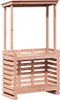 vidaXL Gartenbar mit Dach 112,5x57x195,5 cm Massivholz Produktbild-Vorschau 6