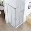 MIQU Duschkabine Eckeinstieg 100x100x185 cm Duschwand mit Produktbild-Vorschau 3