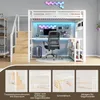 Flieks Etagenbett 140x200cm mit Schreibtisch und Produktbild-Vorschau 7