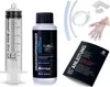 A collection of items for cleaning printer heads, including a syringe, cleaning fluid, tubing, gloves, and instructions. Anteprima dell’immagine prodotto
