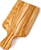 Servierbrett aus Olivenholz, rechteckig, mit Griff 30 cm Produktbild-Vorschau 2