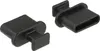 DELOCK Staubschutz USB TypC-Buchse m. Griff schwarz 10 St Anteprima dell’immagine prodotto 1
