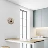 Glasuhr Wanduhr Küchenuhr Echt-Glas 30fi cm Stein braun Produktbild-Vorschau 5