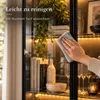 Vitrine Schwarz mit 2 Glastüren und 2 Türen, 80 x 40 x 170 Produktbild-Vorschau 5