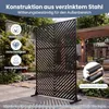 Ścienka balkonowa COSTWAY, odporna na warunki Podgląd zdjęcia produktu 4