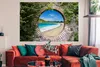 MuchoWow® Poster Strand - Meer - Blick 180x120 cm - Produktbild-Vorschau 2