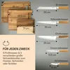 Klarstein Küchenmesser Set mit Messerblock Selbstschärfend, Produktbild-Vorschau 5