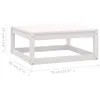 vidaXL 3-tlg. Garten-Lounge-Set mit Kissen Kiefer Produktbild-Vorschau 19