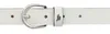 MUSTANG Leder Gürtel Female Belt 2.5 W100 White weiß Produktbild-Vorschau 2