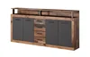 Loft Kommode Lunaris XXL, 4 Türen 4 Schubladen, Náhled obrázku produktu 8