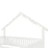 Lit cabane 90x200 cm avec barrière de sécurité et guirlande Voir les images du produit 14