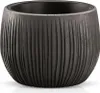 Obal na květináč s vkladem Bowl černý 18 cm Náhled obrázku produktu 3