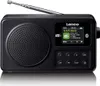 A black Lenco portable DAB+/FM radio with Bluetooth is shown against a white background. Náhľad obrázku produktu