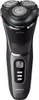 A studio shot of a black and gray electric shaver. Produktbild-Vorschau