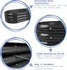 Collage of close-up images and descriptive text highlighting features of a raised garden bed. Produktbild-Vorschau