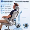 NAIZY Ergonomischer Bürostuhl Grau, Schreibtischstuhl mit Produktbild-Vorschau 5