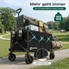 Sekey Klappbar Bollerwagen mit Faltbarer Heckklappe, 160L & Produktbild-Vorschau 7