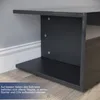 SONNI TV-Schrank Schwarz Hochglanz 135x39x30cm mit Produktbild-Vorschau 4