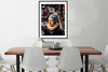 MuchoWow® Gerahmtes Poster Mädchen mit Perlenohrring - Gold Produktbild-Vorschau 3