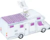 Christbaumschmuck Glas Wohnmobil Camper 7cm weiß Produktbild-Vorschau 2