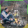 RealG RC-K-943 Trépied pour feu de camp avec grille, 150 Voir les images du produit 4