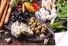 MuchoWow® Poster Lebensmittel - Käse - Paprika 120x80 cm - Produktbild-Vorschau 1