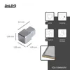 Dalsys 5x Endstück für Fliesenschiene 12,5mm Quadratprofil Produktbild-Vorschau 2