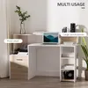 HOMCOM Bureau informatique avec 2 tiroirs, bureau avec Voir les images du produit 10