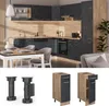 Küchenunterschrank Vicco R-Line Schwarz Beton 30 cm ohne Produktbild-Vorschau 3