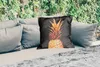 MuchoWow® Outdoor Kissen - Ananas - Gold - Farbe - Schwarz Produktbild-Vorschau 2