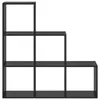 vidaXL Libreria divisoria in rovere nero 99 x 29 x 99 cm Anteprima dell’immagine prodotto 5