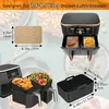 Backform Set für Heißluftfritteuse 9-tlg – Airfryer Zubehör Produktbild-Vorschau 2