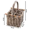 Lockardi Flaschenkorb Flaschenträger PULLO für 4 Flaschen Produktbild-Vorschau 4