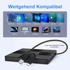 7-in-1 externes DVD Laufwerk USB3.0 + Type-C, ultradünner Produktbild-Vorschau 2