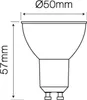 LED-line LED GU10 3W Reflektor 273lm 120° Glas 220-260V Produktbild-Vorschau 2