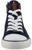 Mustang Damen High-Top Canvas Sneaker Blau Produktbild-Vorschau 5