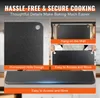 SucceBuy 20" x 14" x 3/8" pizza ocel s předzpracováním, Náhled obrázku produktu 5