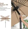 KOMFOTTEU parasol Ø 265 cm, uchylny parasol ogrodowy z Podgląd zdjęcia produktu 6
