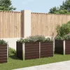 vidaXL Zvýšená posteľ Brown 160 x 80 x 77 cm Pozinkovaná Náhľad obrázku produktu 2