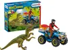Schleich Flucht auf Quad vor Velociraptor 41466 Produktbild-Vorschau 1