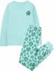 L&D Mädchen Pyjama Set lange Schlafhose + langarm Oberteil  Produktbild-Vorschau 1