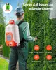 VEVOR Akku-Rucksacksprühgerät 15,1 L Tank 0-90 PSI Produktbild-Vorschau 2