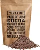 A bag of cocoa crushed beans with a pile of beans in front. Náhled obrázku produktu
