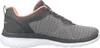 A side view of a gray and pink women's athletic shoe. Anteprima dell’immagine prodotto