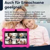 A mother and daughter are looking at a tablet, which is in a pink protective case. Produktbild-Vorschau