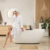 Tapis de bain en bambou Relaxdays, 60 x 40 cm, tapis de Voir les images du produit 3