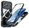 A disassembled iPhone case with a phone inside, shown against a white background. Produktbild-Vorschau